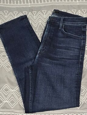 MOTHER High Waisted Rider Skimp Straight Leg Jeans Size 27